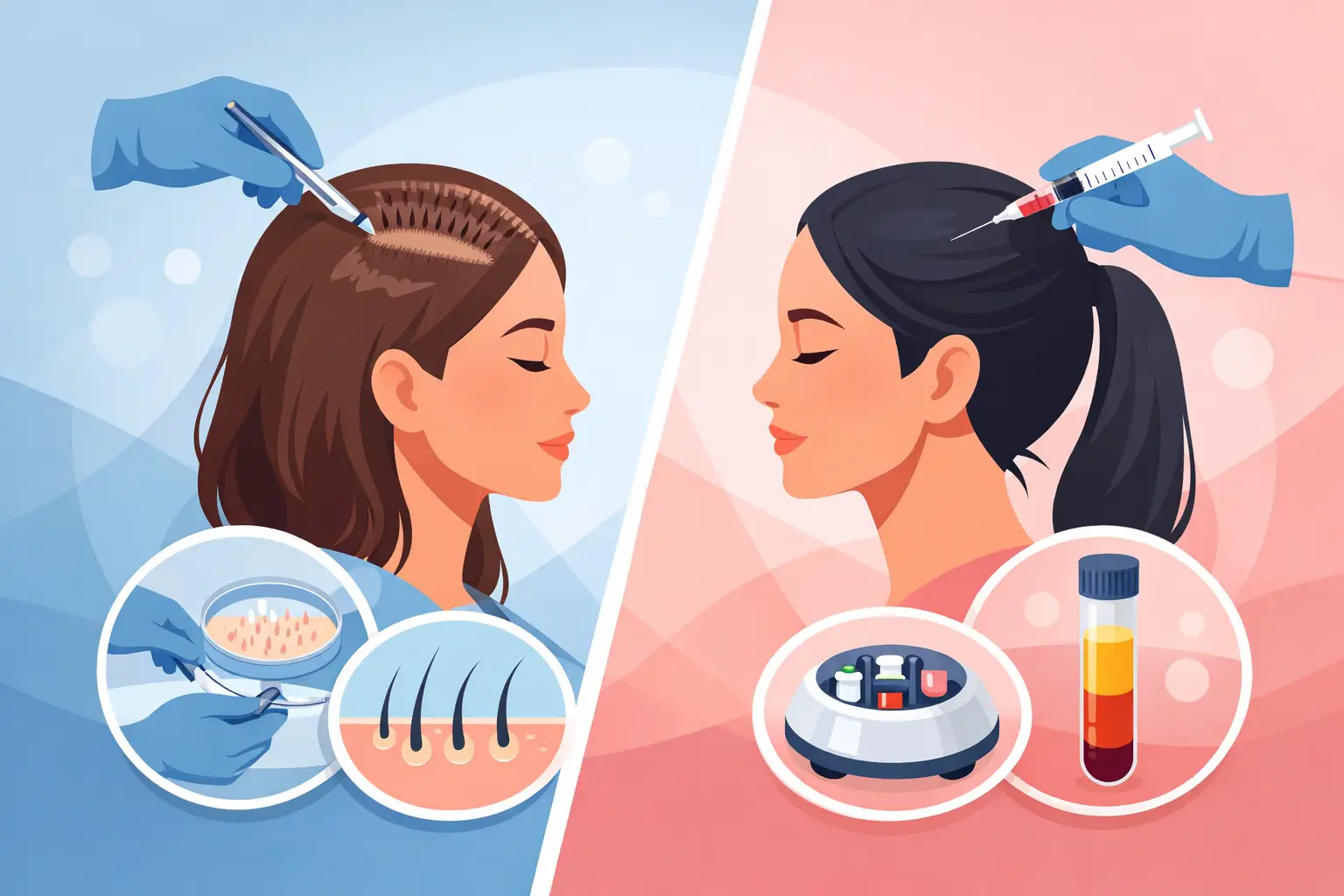 Hair Transplant vs PRP for Women