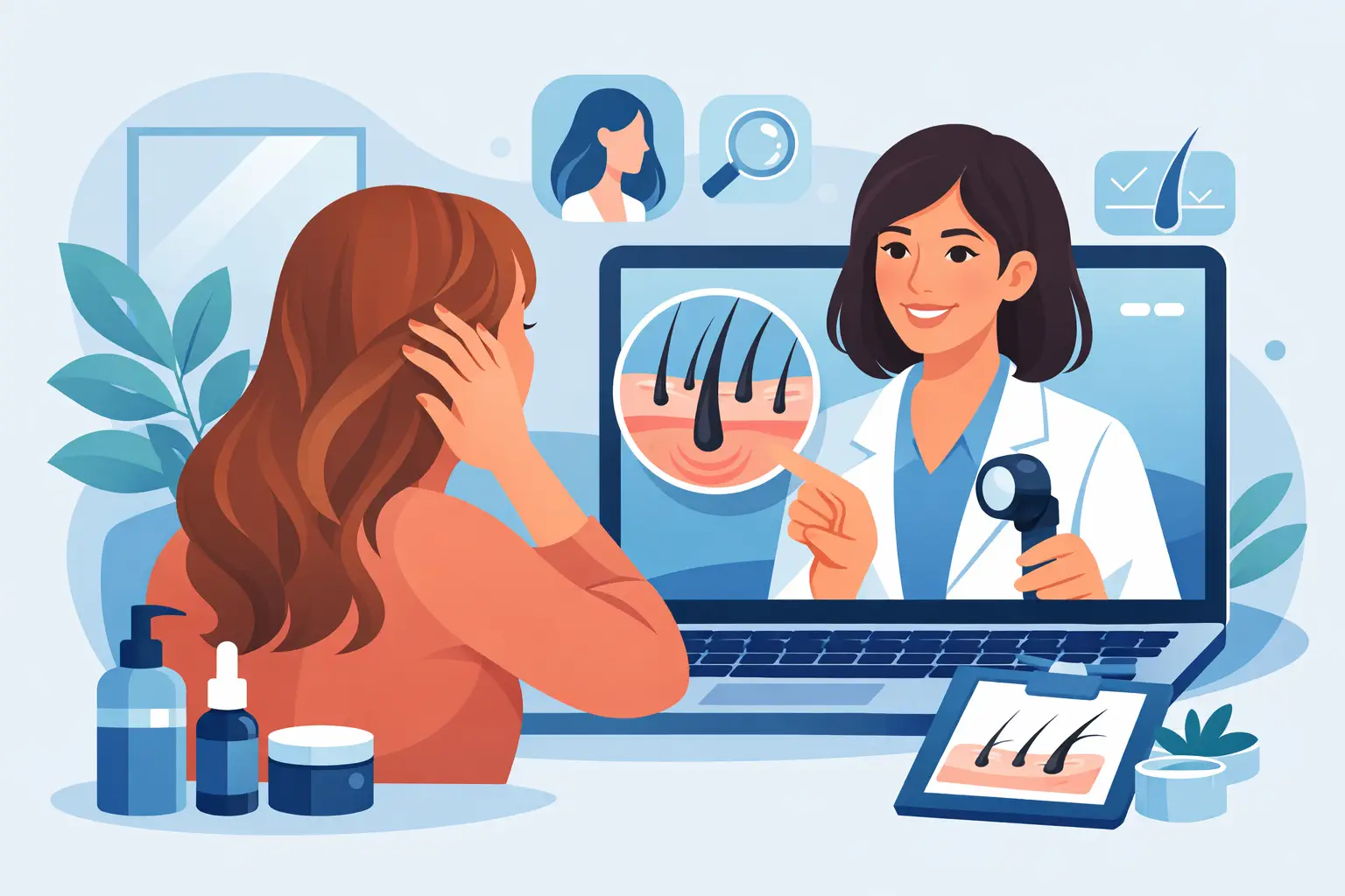 How a Trichologist for Women Online Helps