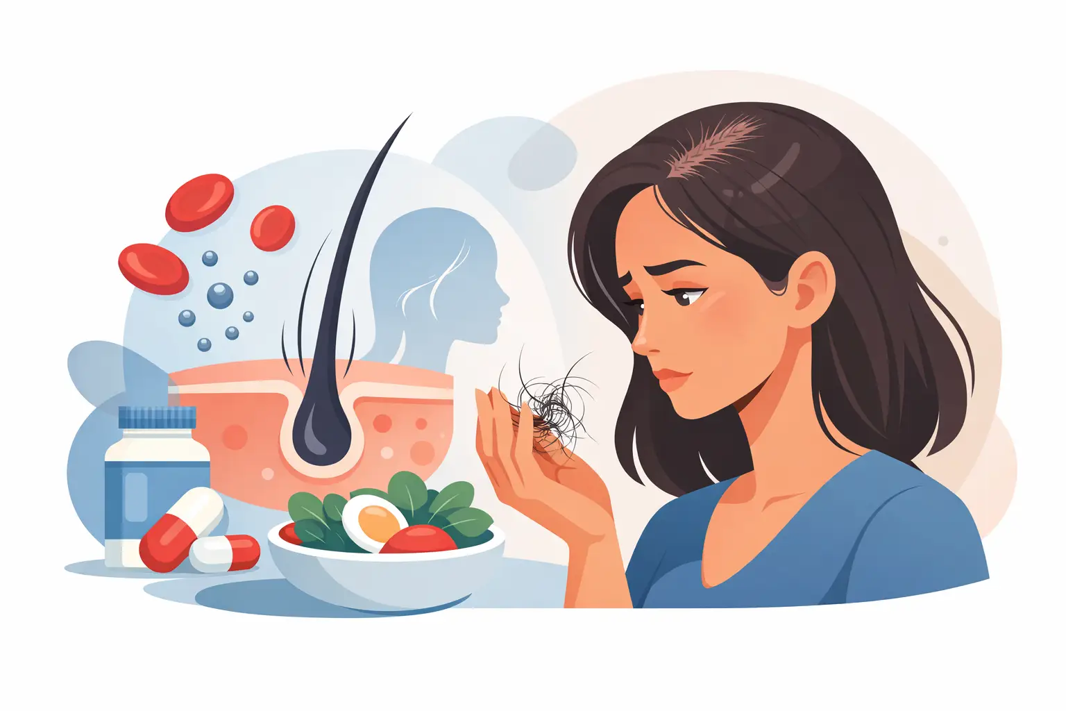 Iron Deficiency Hair Loss in Females