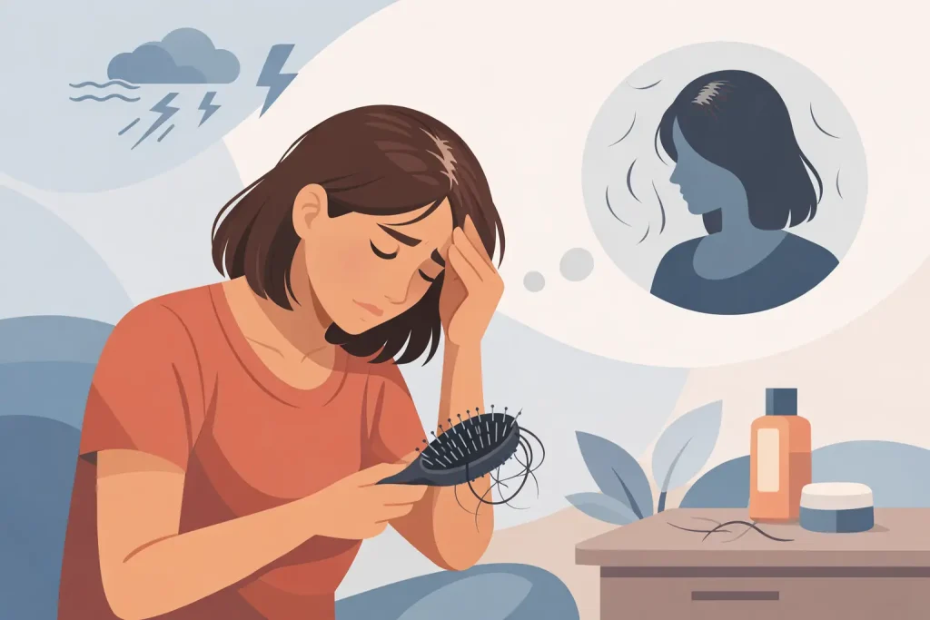 Stress Related Hair Loss in Women Explained
