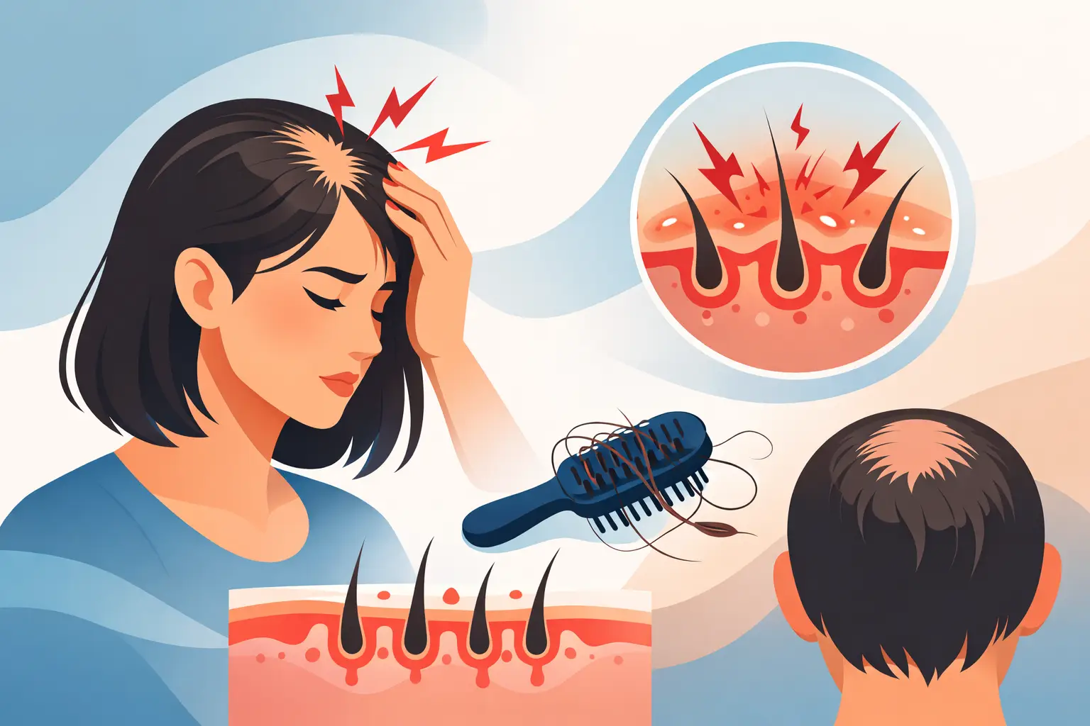 Scalp Pain Hair Loss: What It Can Mean